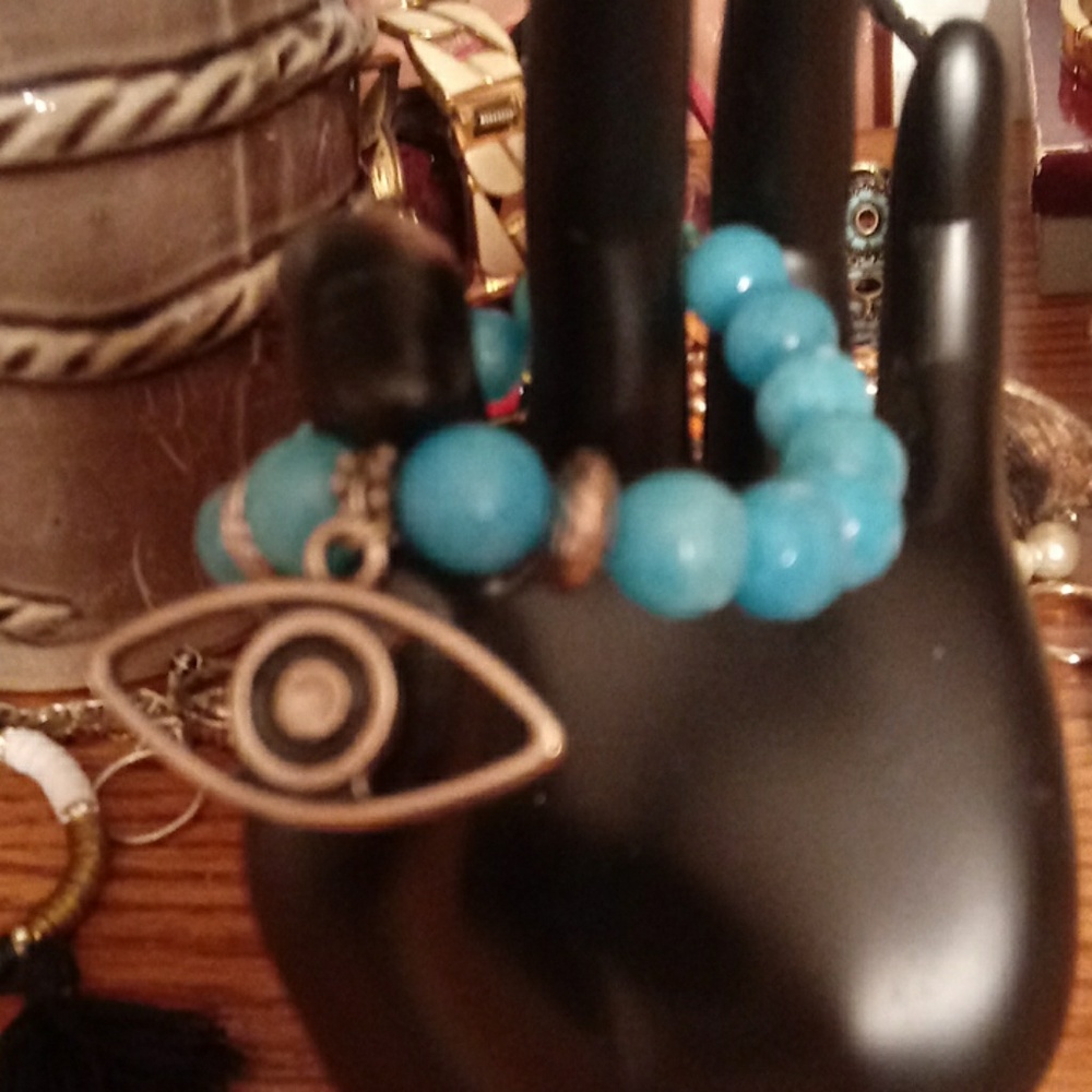 Jc penny acrylic beaded bracelet